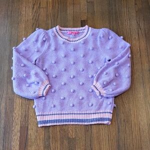 Lilly Pulitzer Lavender Pom-Pom Sweater
